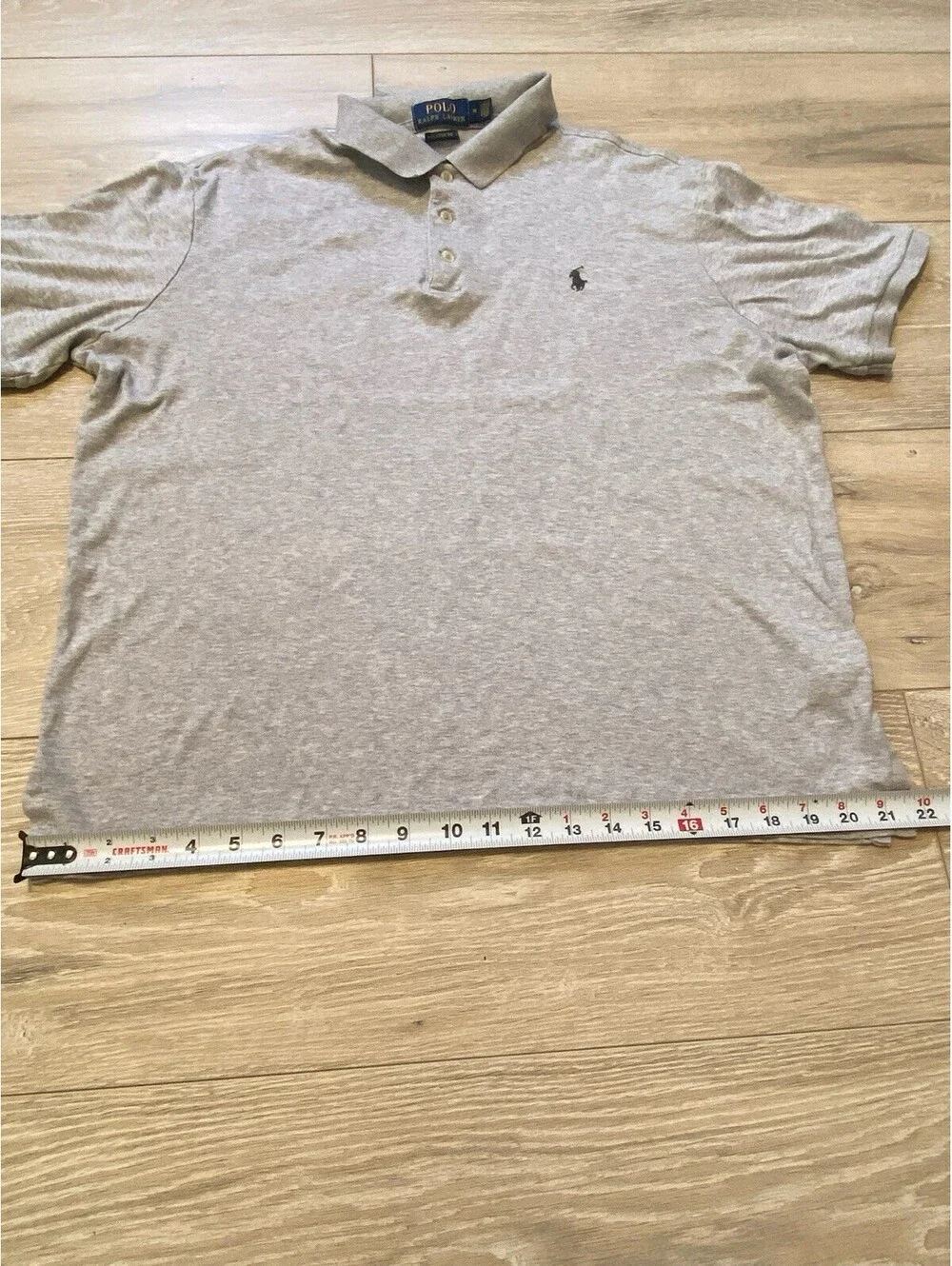 Polo Ralph Lauren Short Sleeve Polo Shirt Men’s M Gray Grey